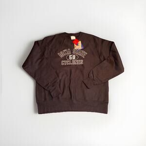 Champion Iowa State Cyclones Reverse Weave Crewneck Sweatshirt Mens L ISU NWT